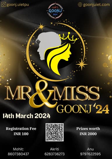 MR AND MISS GOONJ